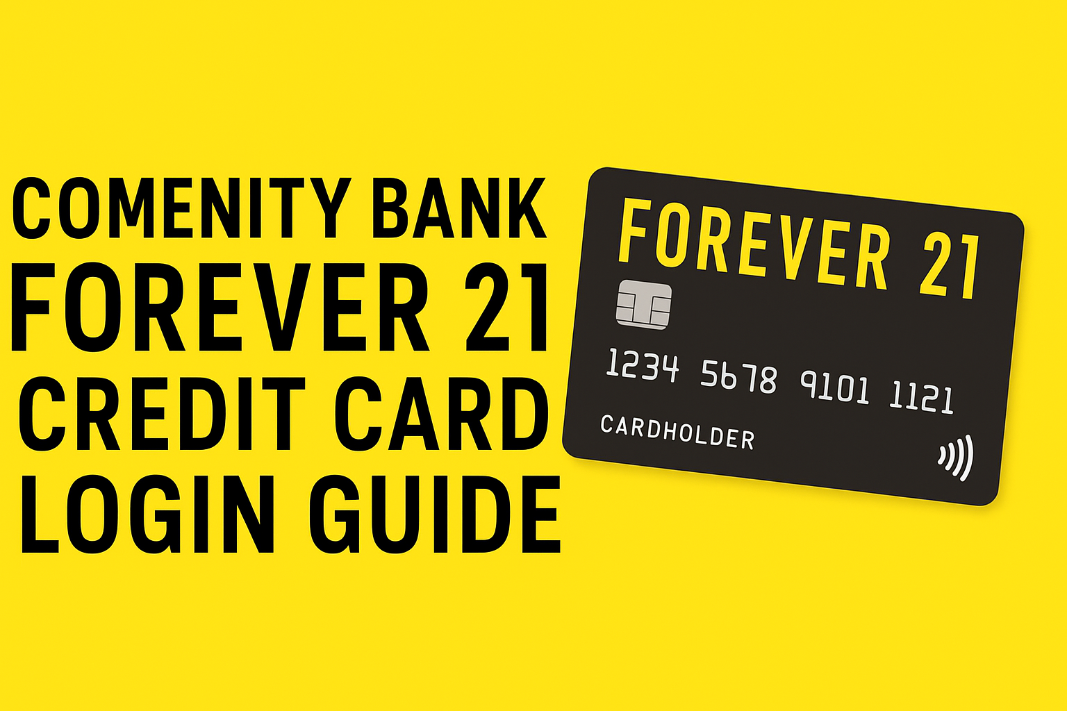 Comenity Bank Forever 21 Credit Card Login Guide