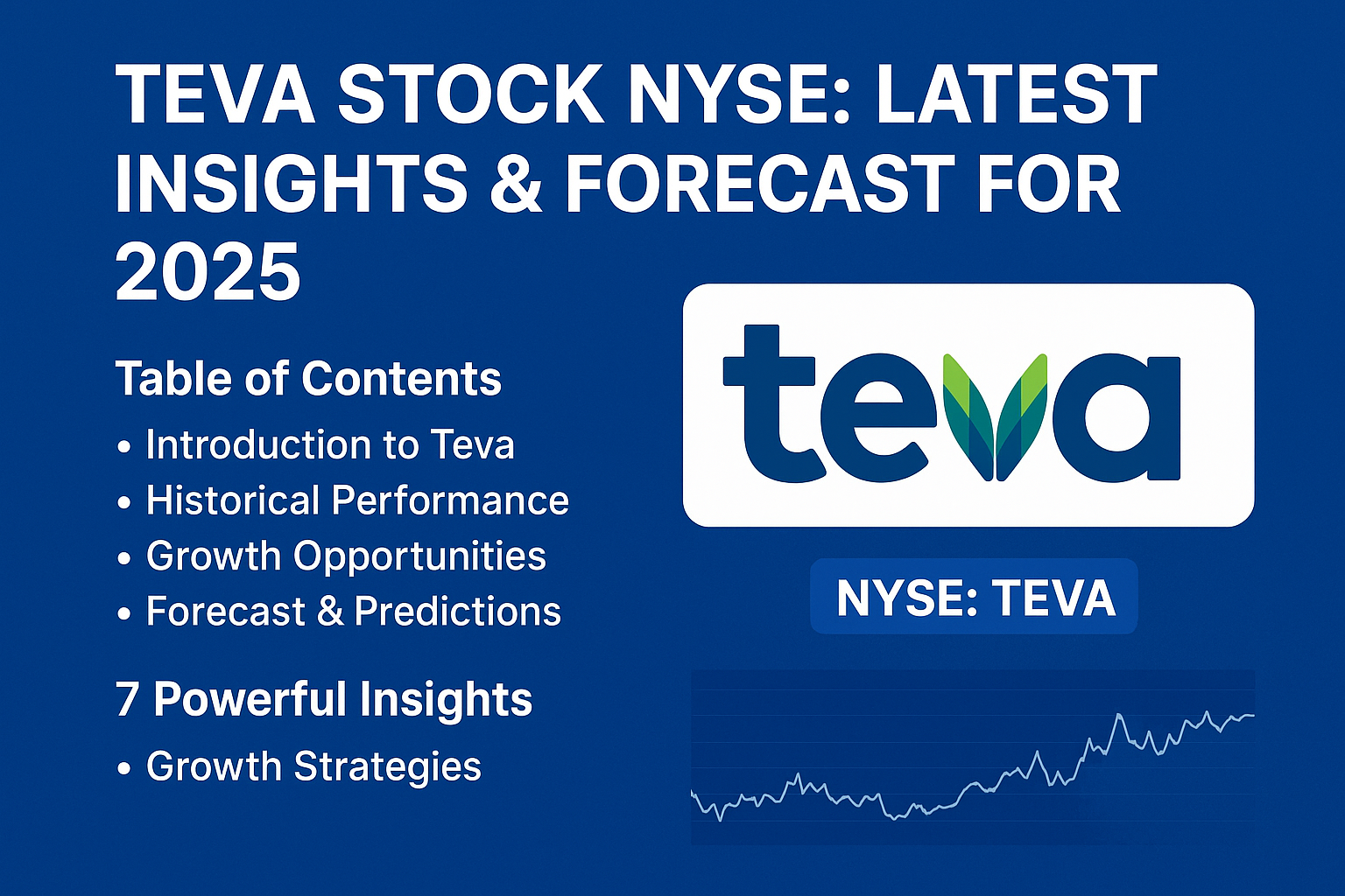 Teva Stock NYSE: Latest Insights & Forecast for 2025