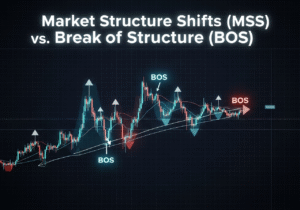 Market Structure Shifts (MSS) vs. Break of Structure (BOS): Precision in Identifying True Reversals Market Structure Shifts (MSS) vs. Break of Structure (BOS): Precision in Identifying True Reversals