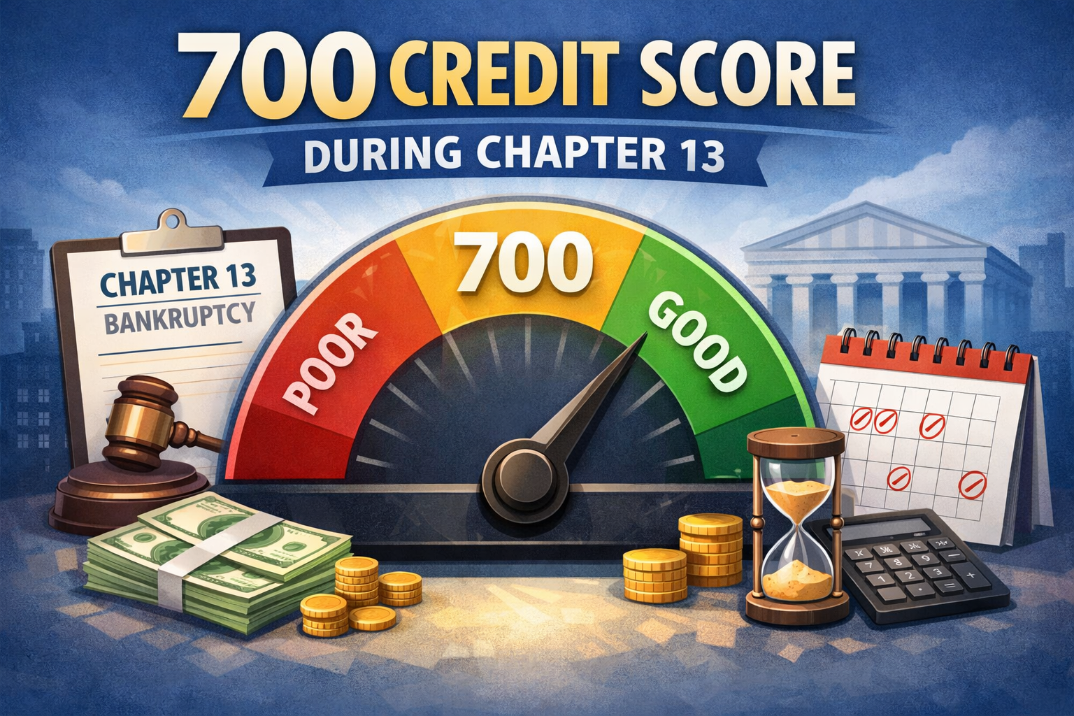 700 credit score during chapter 13