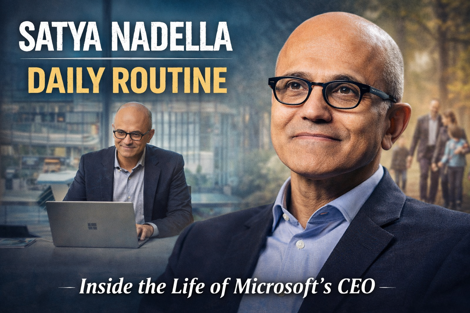 Satya Nadella Daily Routine