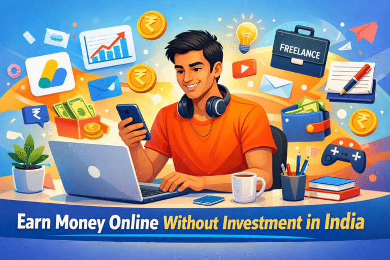 How to Earn Money Online Without Investment in India (Complete 2026 Guide)