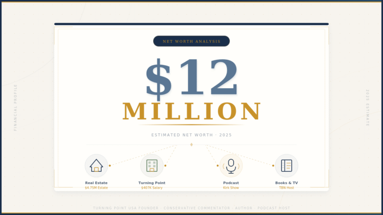 Charlie Kirk Net Worth: How the Turning Point USA Founder Built a $12 Million Fortune